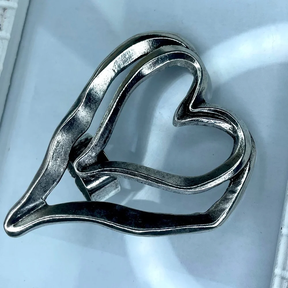 New ~ Heart Oversized Earrings